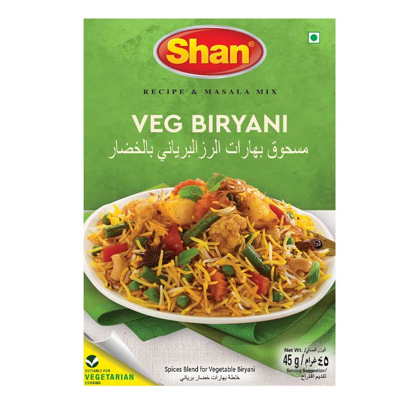 SHAN VEGE BIRIYANI MASALA 45GM