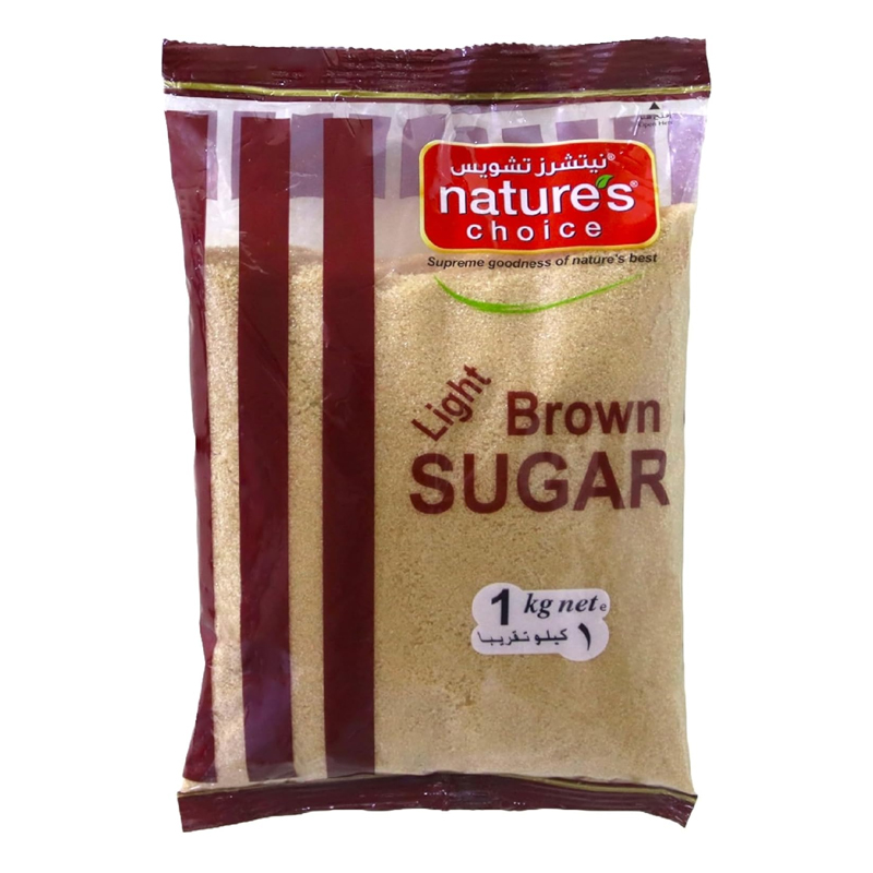 NATURES CHOICE LIGHT BROWN SUGAR (RAW)1KG