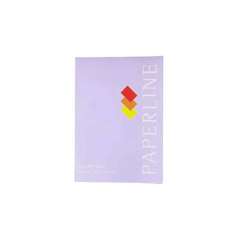 P/LINE PLAIN NOTE BOOK A4 80SHT