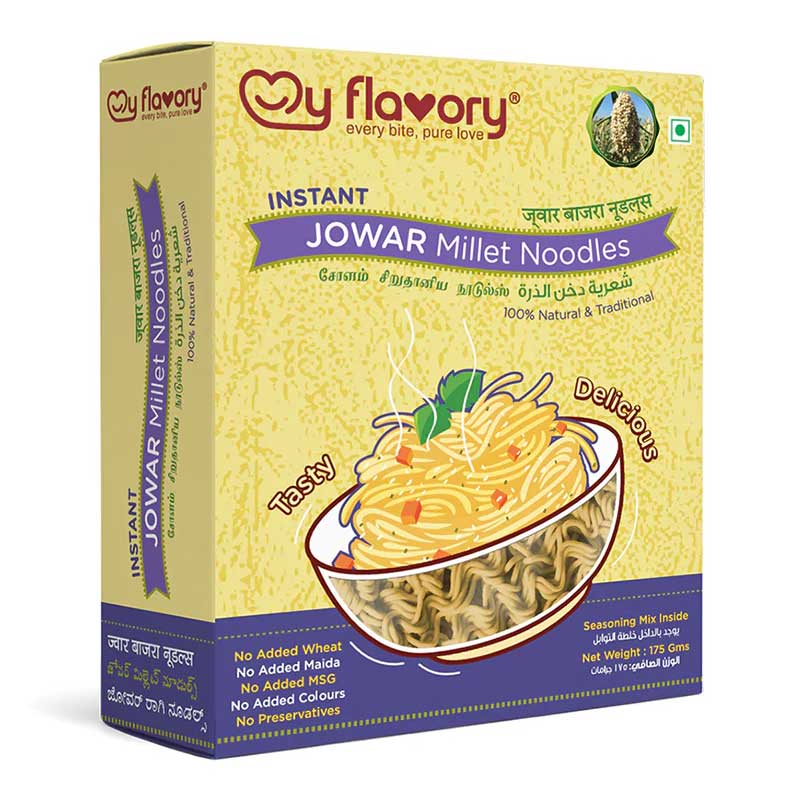 FLAVORY  GLUTEN FREE JOWAR MILLET NOODLES 175 GM