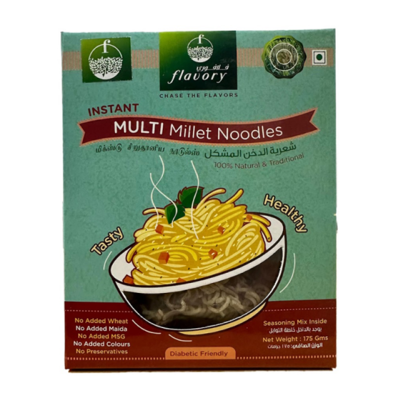 FLAVORY  GLUTEN FREE MULTI MILLET NOODLES 175 GM