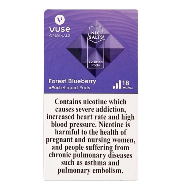 VUSE ORGINALS FOREST BLUEBERRY 18MG/ML