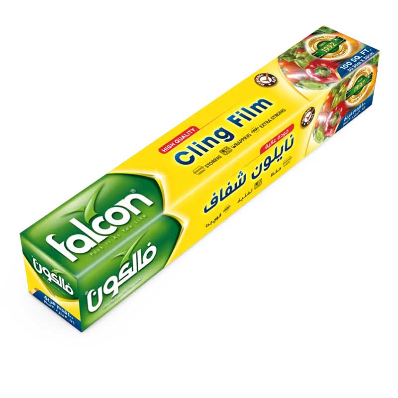 FALCON CLING FILM 100 SQ.FT X 45 CM