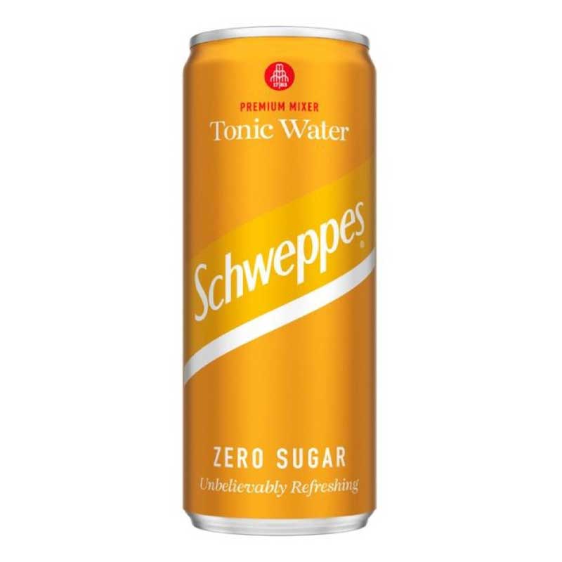 SCHWEPPES ZERO SUGAR TONIC WATER 250ML