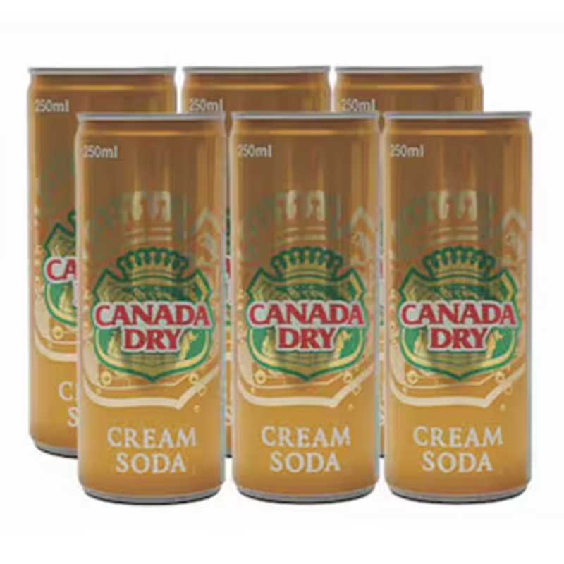 CANADA DRY CREAM SODA 250ML
