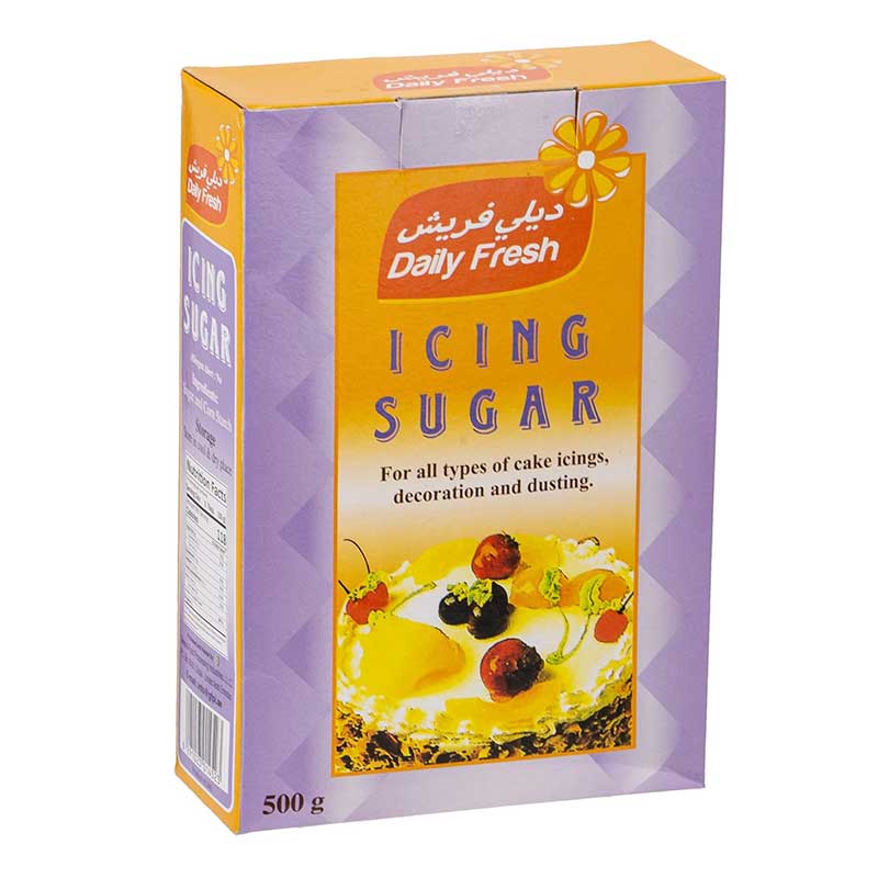 D/F ICING SUGAR BOX 500GM