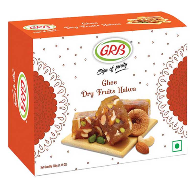 GRB GHEE DRY FRUITS HALWA 200GM