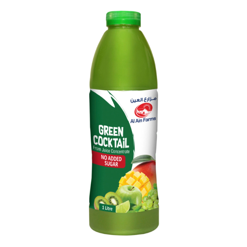 AL AIN JUICE GREEN COCKTAIL NECTAR 1LTR