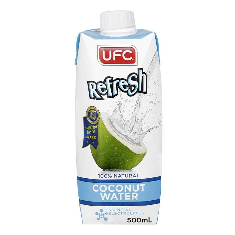 UFC REFRESH 100% COCONUT WATER 500ML