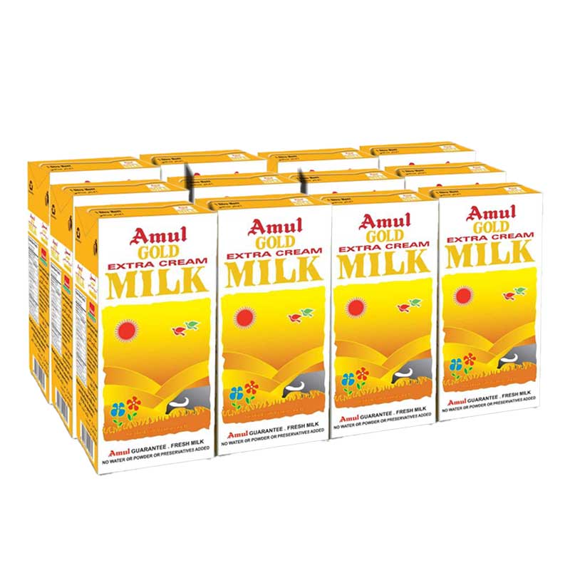 AMUL MILK UHT GOLD 1LTR