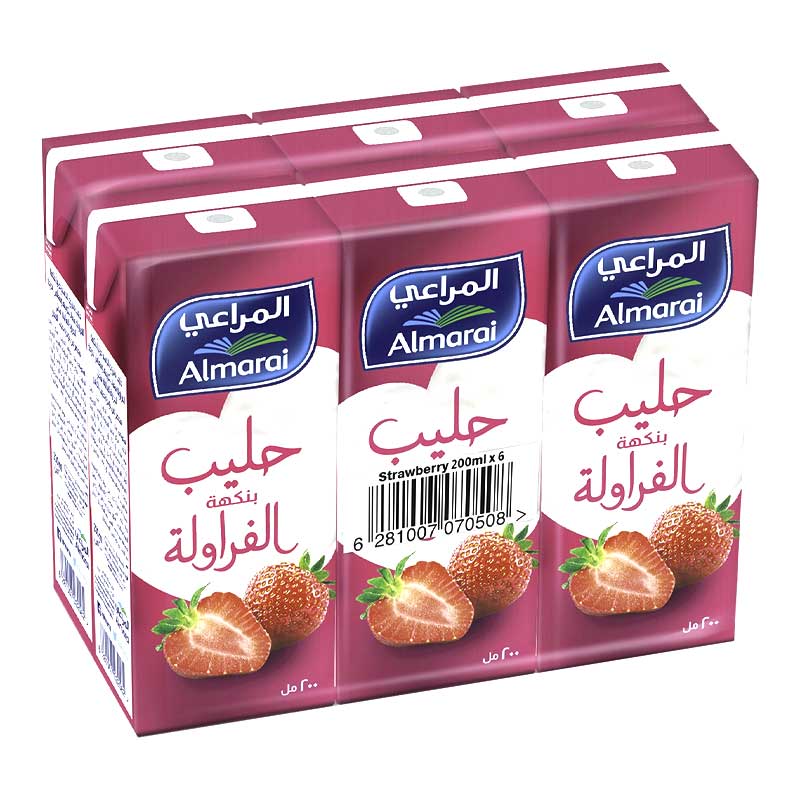 AL MARAI MILK STRBRY 200ML