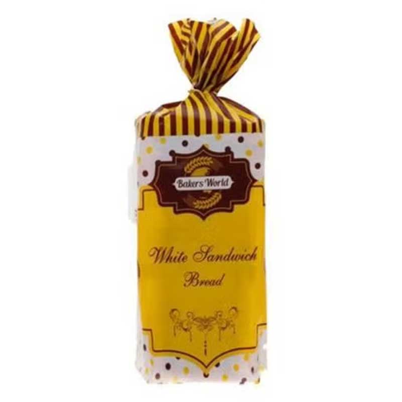 BAKERS WORLD SANDWICH BREAD WHITE 350GM