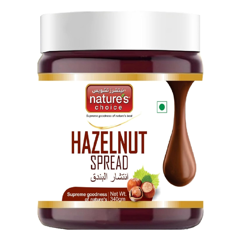 NATURES CHOICE HAZELNUT SPREAD 340G