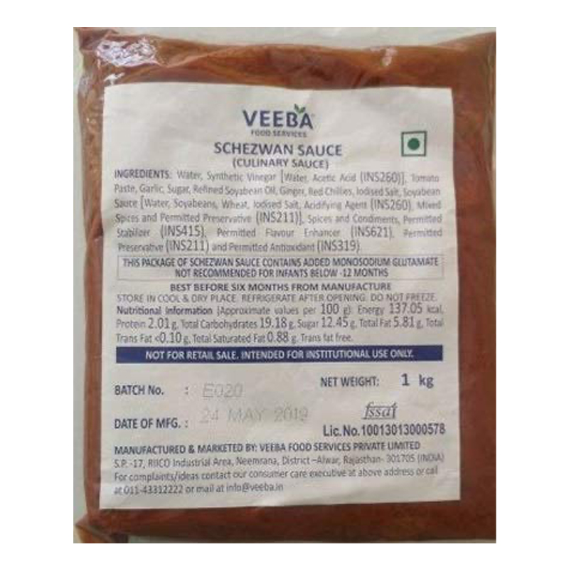 VEEBA SCHEZWAN CHUTNEY 1KG