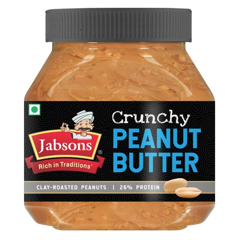 JABSONS CRUNCHY PEANUT BUTTER 350GM