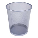 [0100013297] DUSTBIN OFFICE NET SILVER 18L