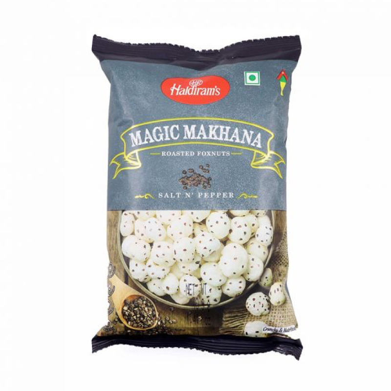 HALDIRAMS ROASTED FOXNUTS SIMPLY SALTED 30GM