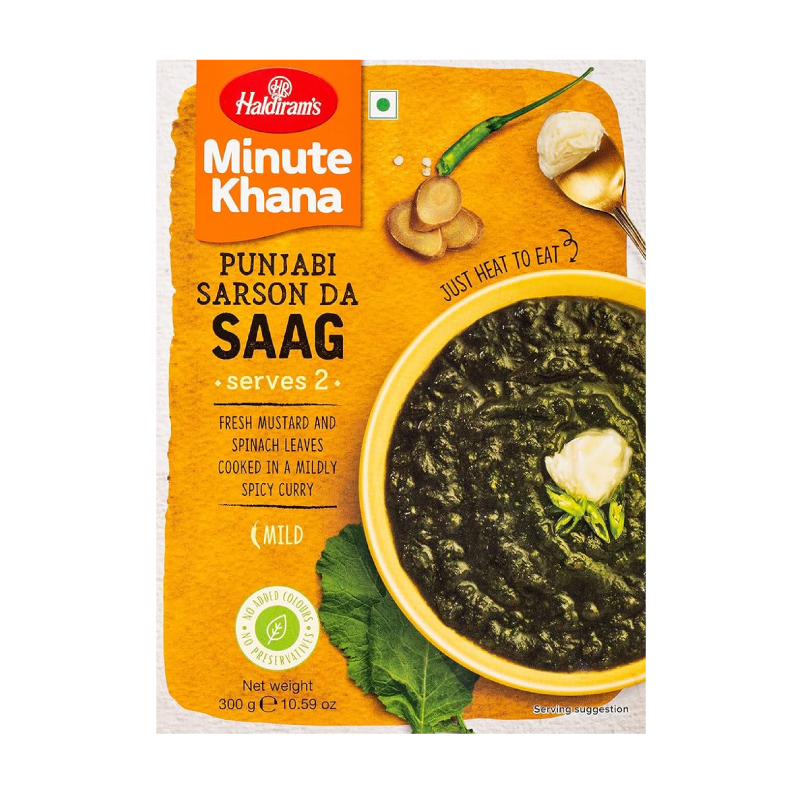 HALDIRAMS PUJABI SARSONDA SAAG 300GM