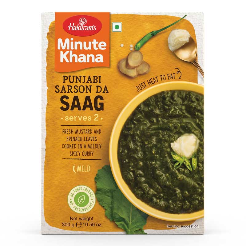 HALDIRAMS PUJABI SARSONDA SAAG 300GM