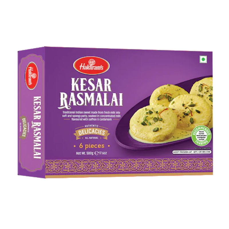 HALDIRAMS KESAR RASMALAI 500GM