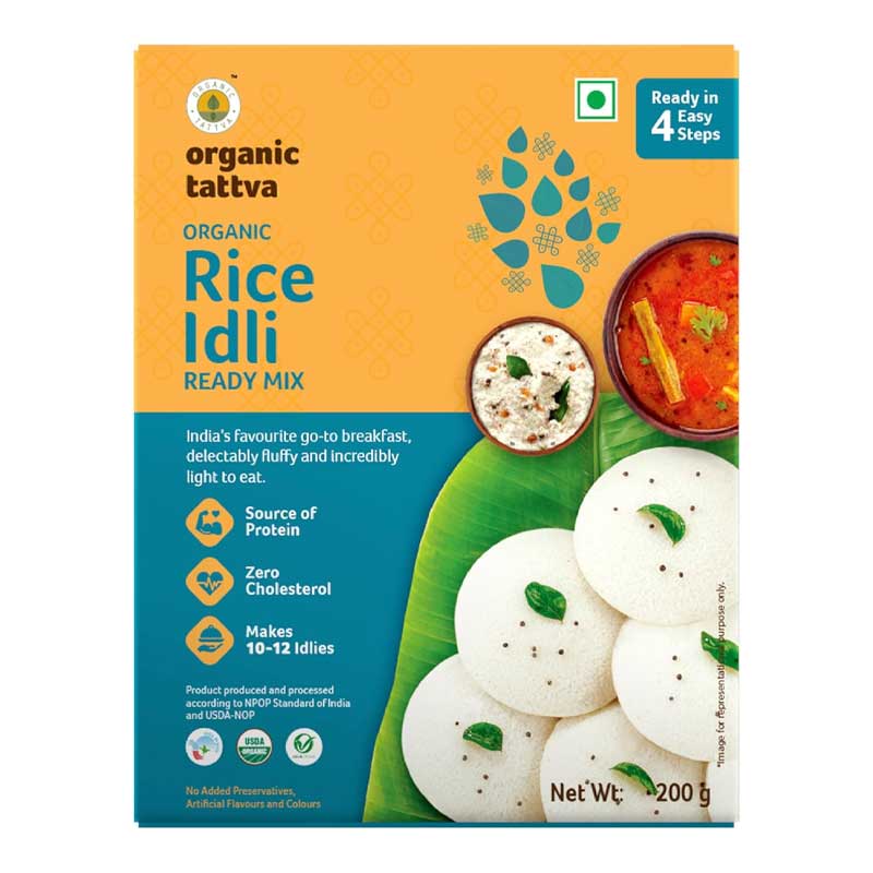 ORGANIC TATTVA RICE IDLI READY MIX 200GM