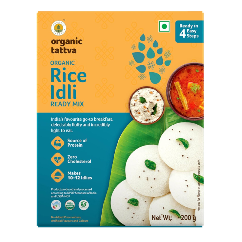 ORGANIC TATTVA RICE IDLI READY MIX 200GM