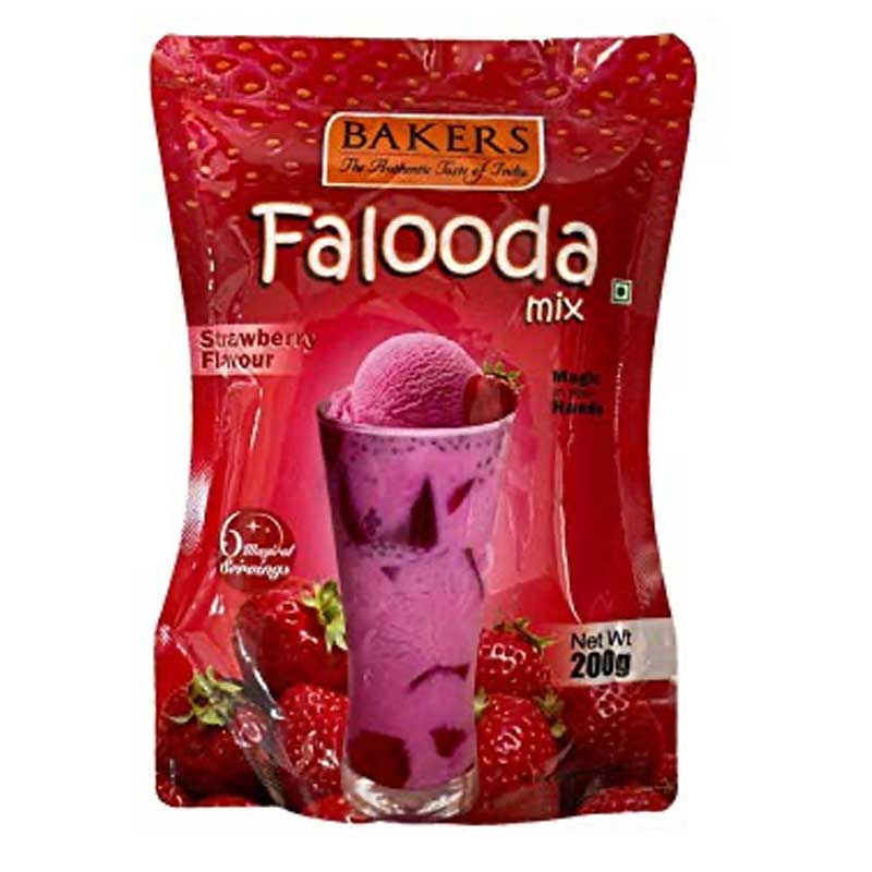 BAKERS FALOODA MIX STRAWBERRY 200GM