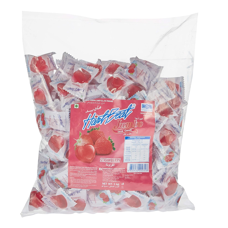 HARTBEAT CANDY STRAWBERRY 1KG
