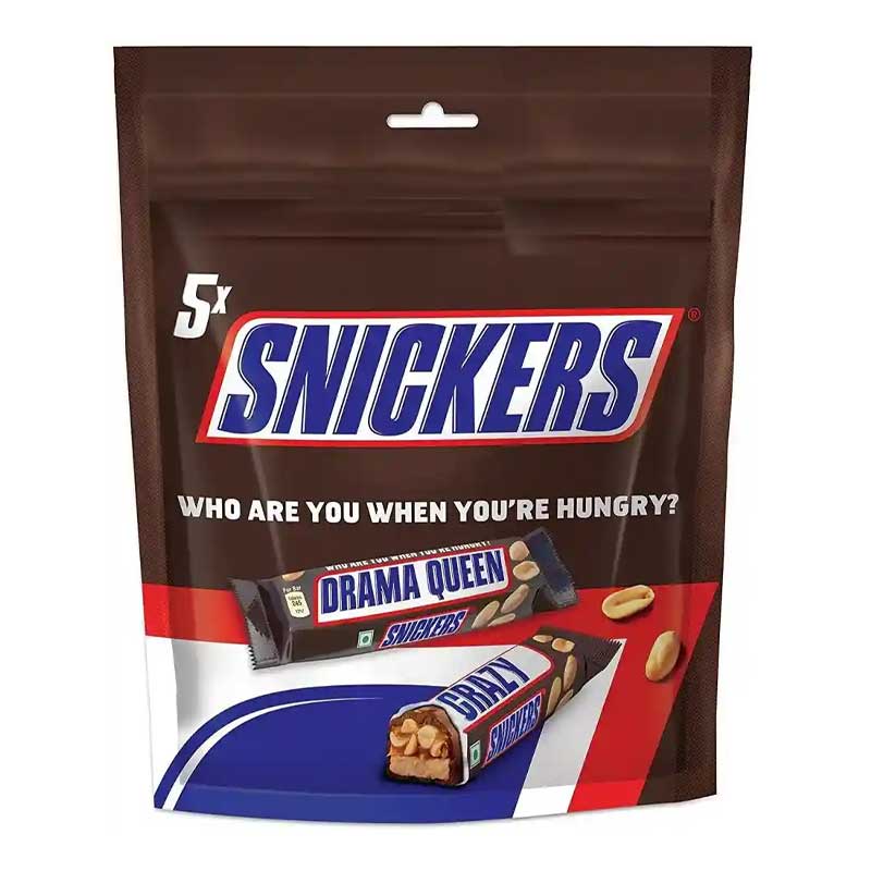 SNICKERS CHOCOLATE 5 PACK 250GM