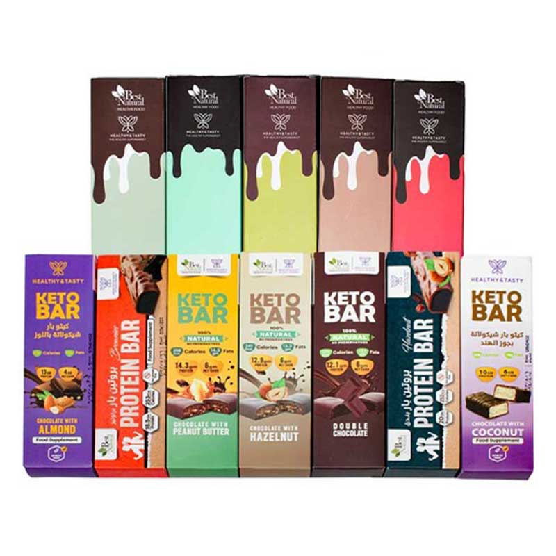 HEALTHY &amp; TASTY ASSORTED PROTIEN BAR