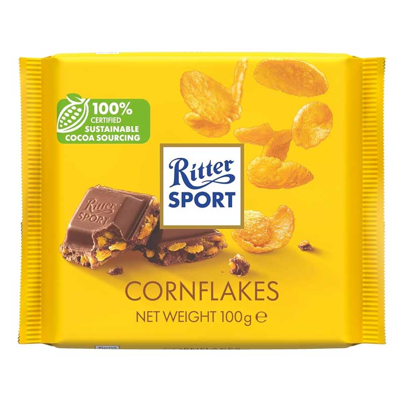 RITTER SPORT CORNFLAKE 100GM