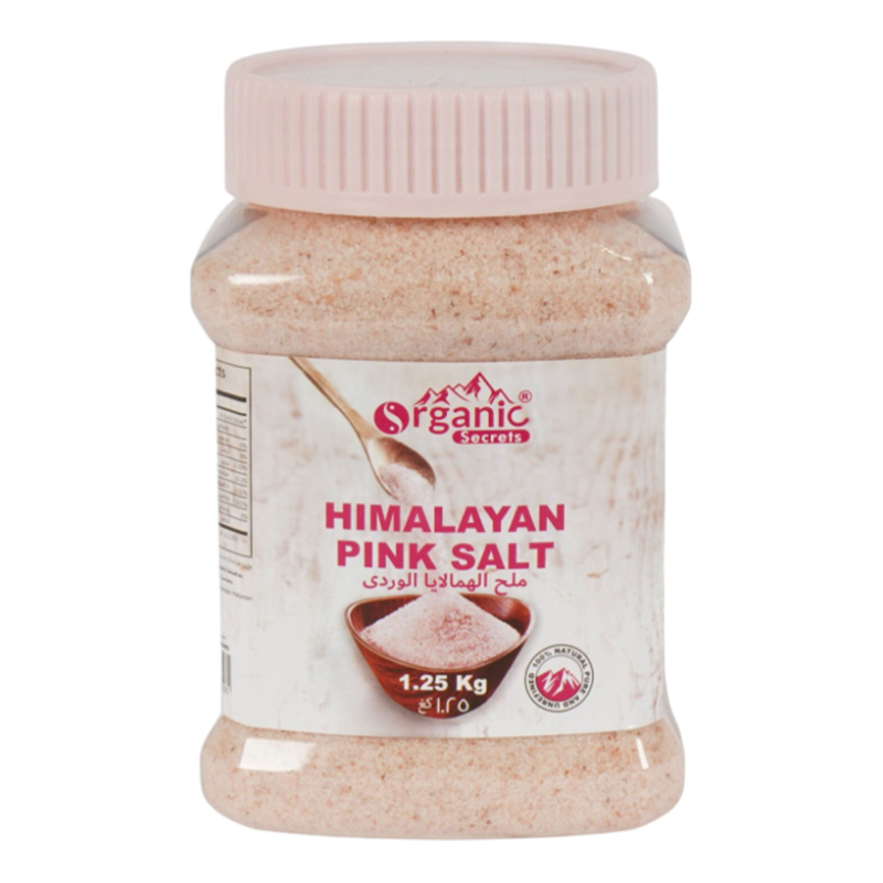 ORGANIC SECRETS HIMALAYAN PINK SALT 1.25 KG JAR