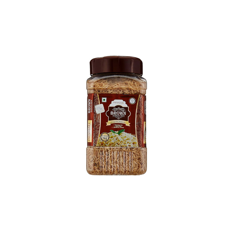 PATANJALI BROWN BASMATI RICE JAR 1KG