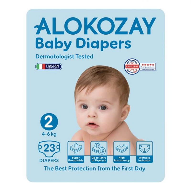ALOKOZAY PRM BABY DIAPER SIZE2 23s