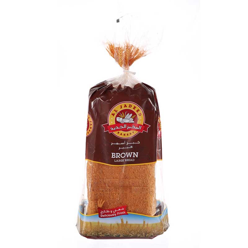 AL JADEED BROWN BREAD LARGE 550GM