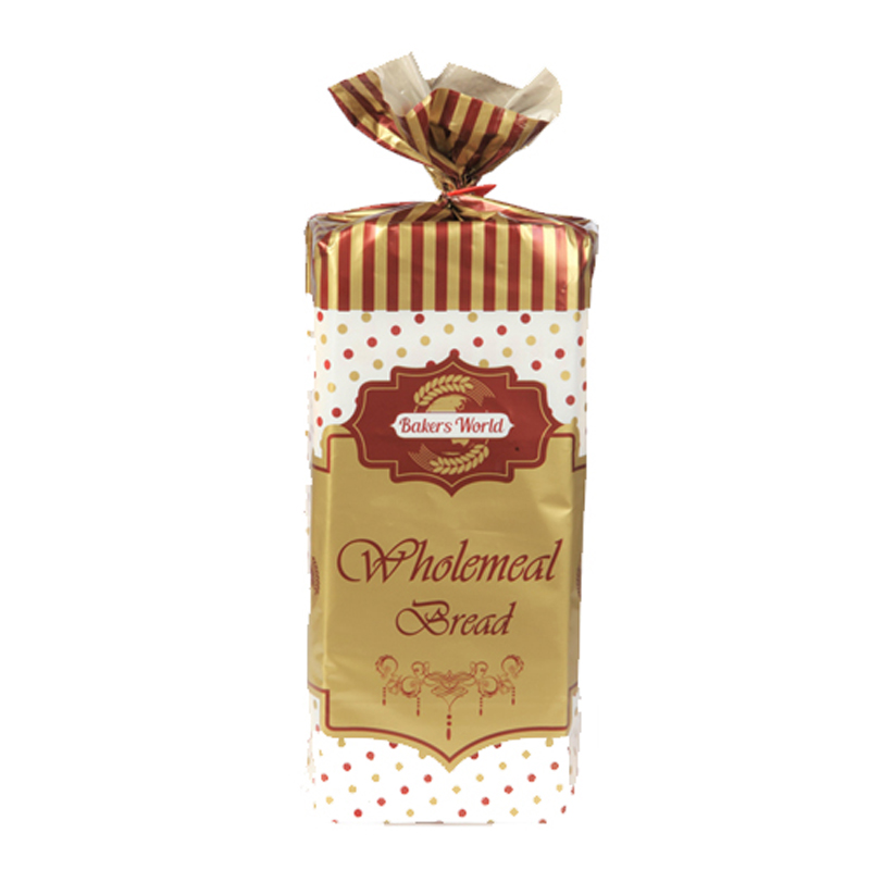 BAKERS WORLD WHOLEMEAL BREAD 300GM
