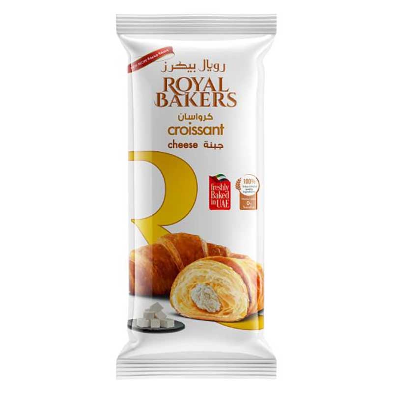 ROYAL BAKERS CROISSANT SL CHEESE 55GM