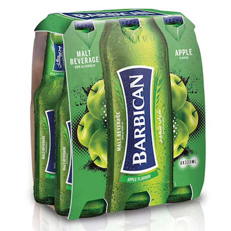 BARBICAN APPLE DRINK 330ML