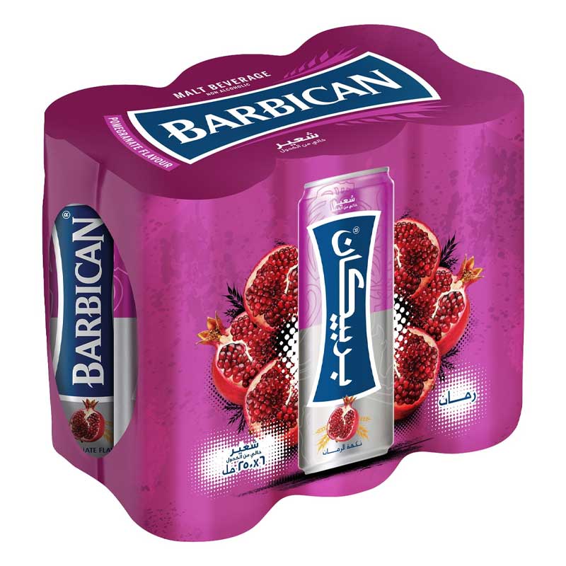 BARBICAN CAN POMOGRENATE 250 ML