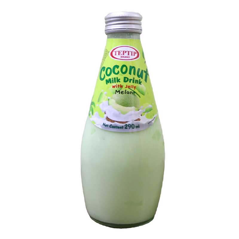 TEPTIP COCONUT MILK DRINK WITH JELLY MELON 290ML