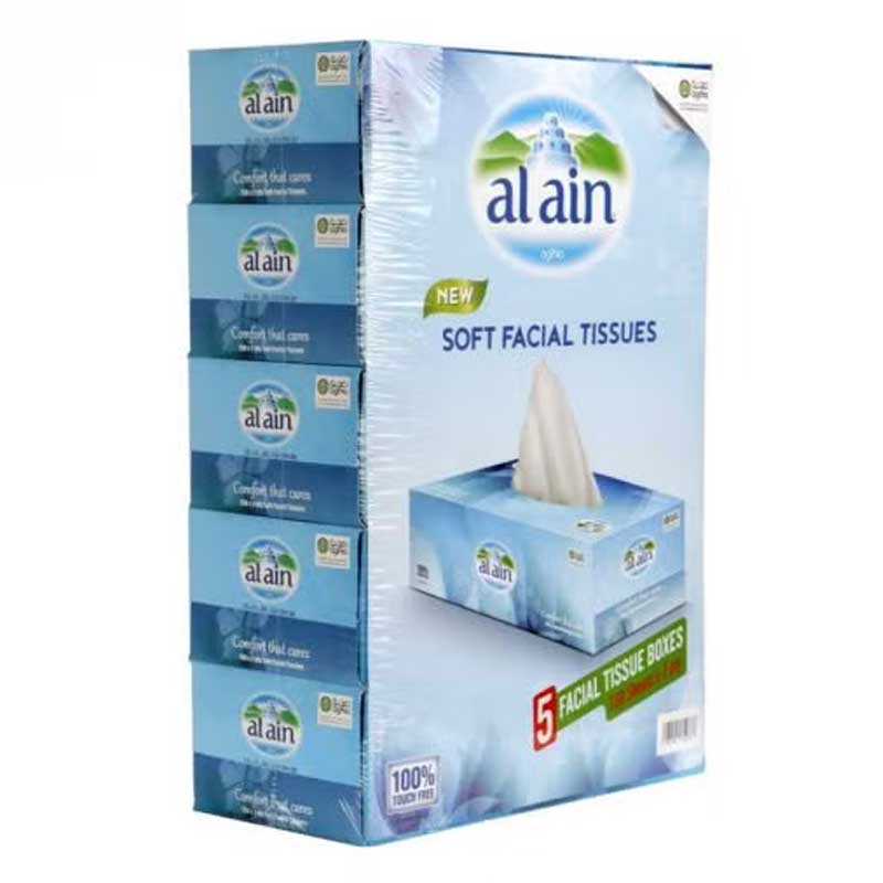 AL AIN FACIAL TISSUE 5x200x2PLY