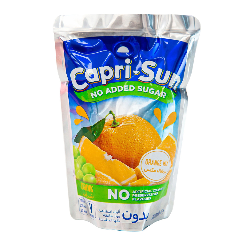 CAPRI SUN ORANGE MIX 200ML