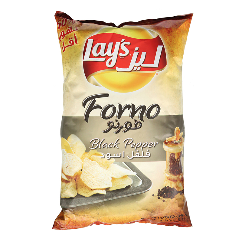 LAYS FORNO BLACK PEPPER 170GM