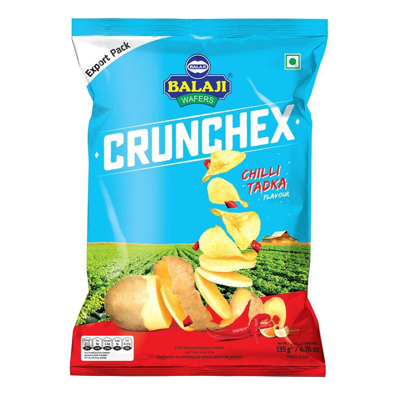 BALAJI WAFER CRUNCHEX CHILLI TADKA 135GM
