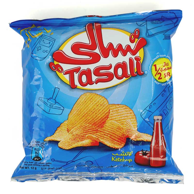 TASALI POTATO CHIPS KETCHUP 12GM