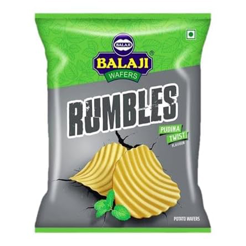 BALAJI WAFERS RUMBLES PUDINA TWIST 135GM