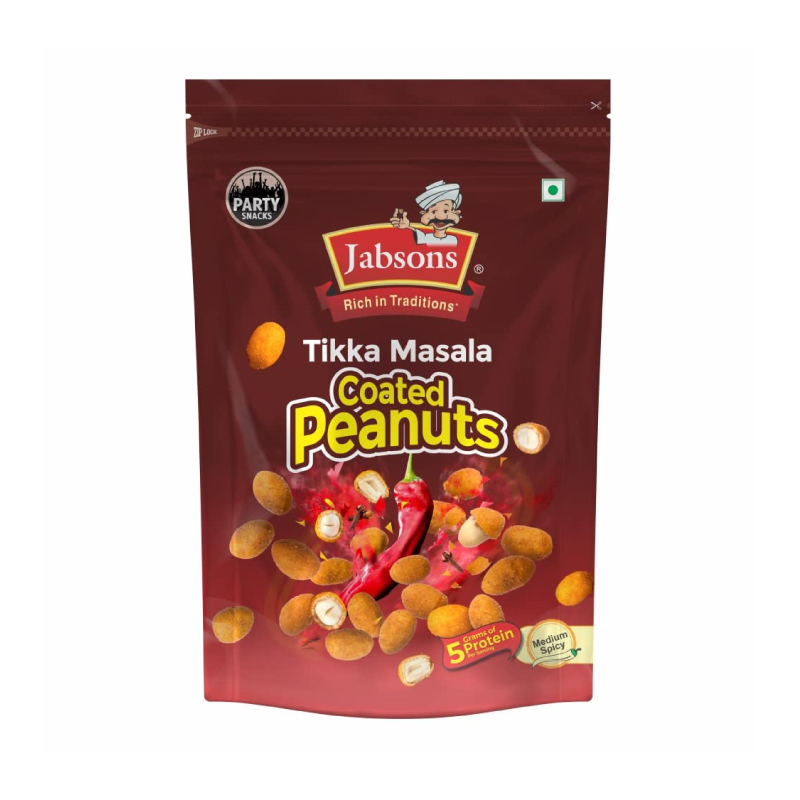 JABSON Namkeen Tikka masala Coated Peanut 400 Gm