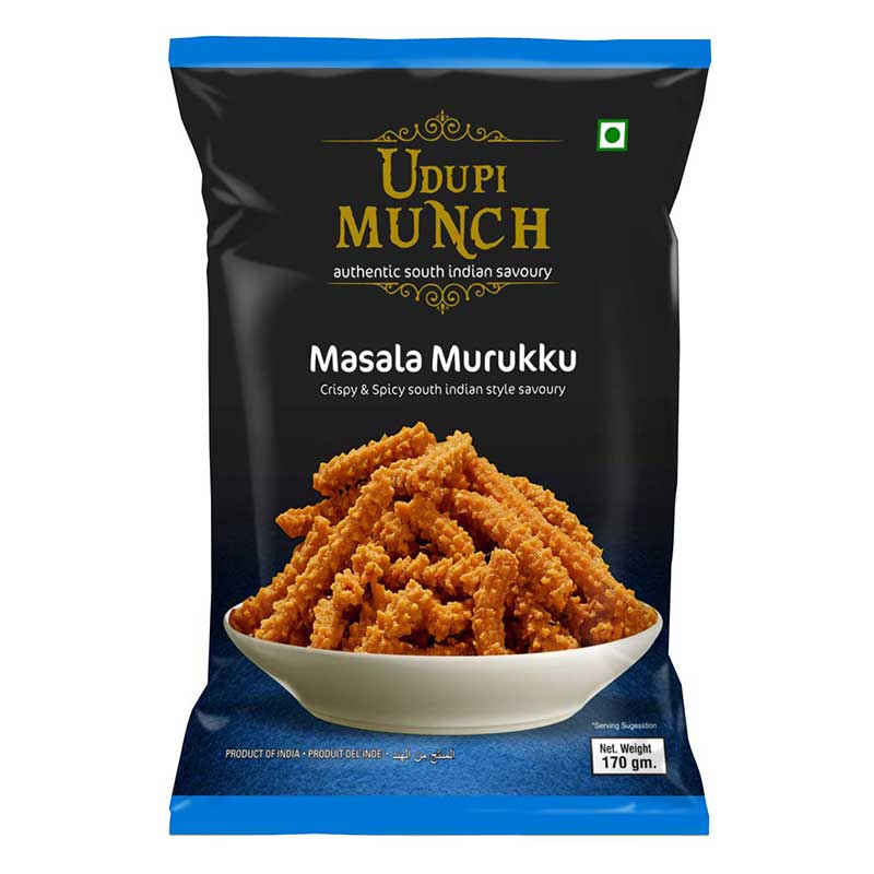 UDUPI MUNCH MASALA MURUKKU 170GM