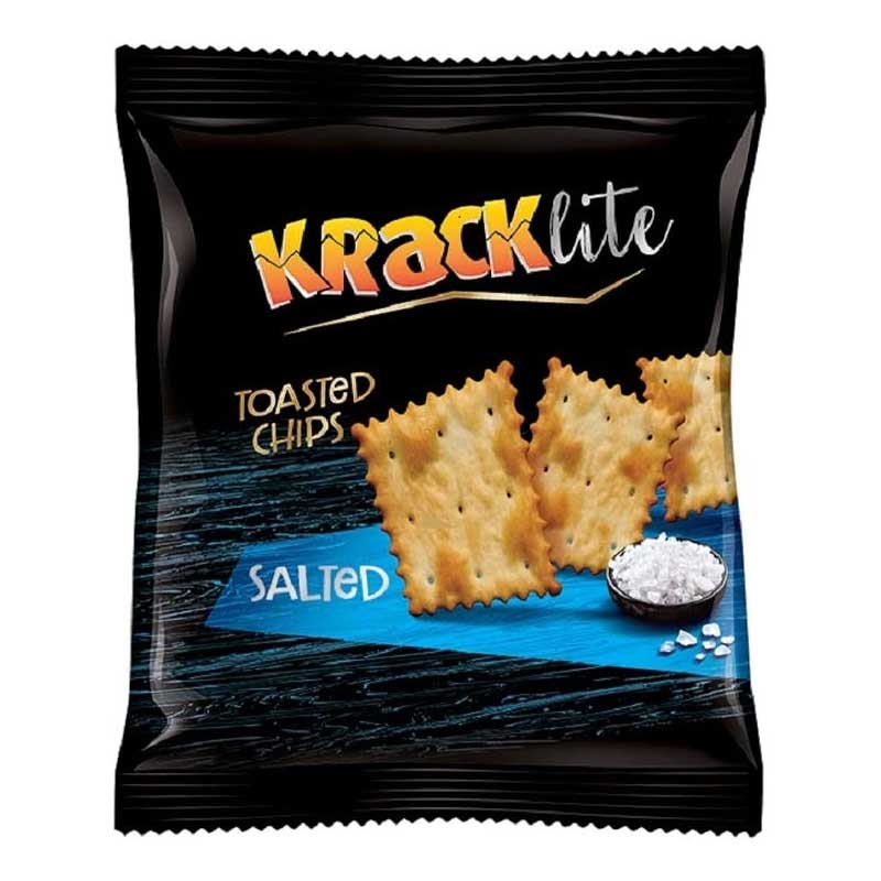 KRACKLITE TOASTED CHIPS SALTED 110GM