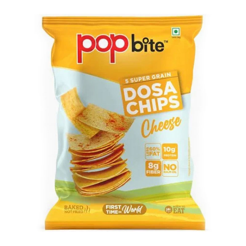 POPBITE DOSA CHIPS CHEESE 75GM